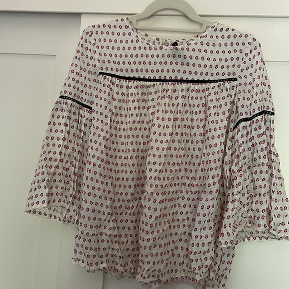 French connection bell sleeve top - Picture 6 of 8